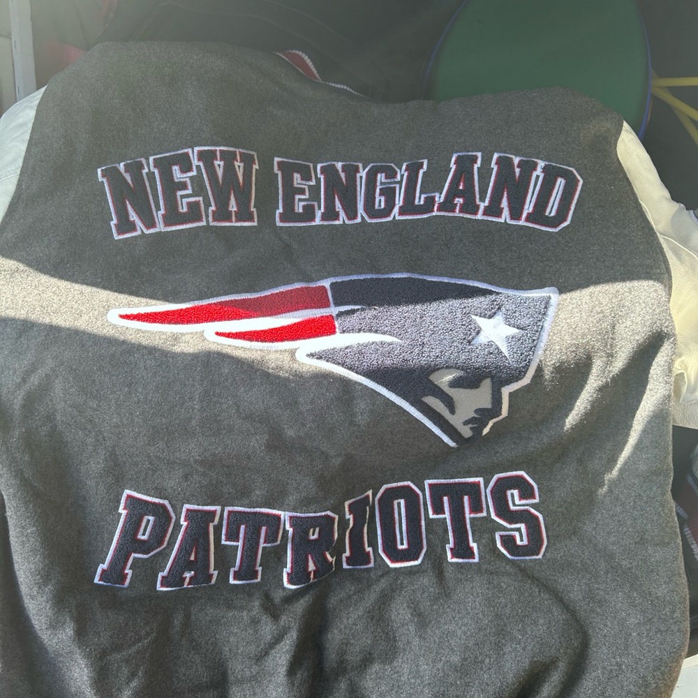 NFL New England Patriots Gray Jacket